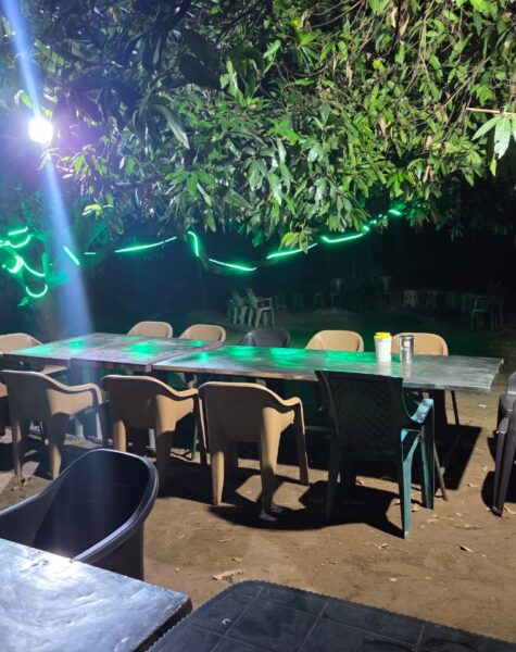 Dinning Under the Mango Tree